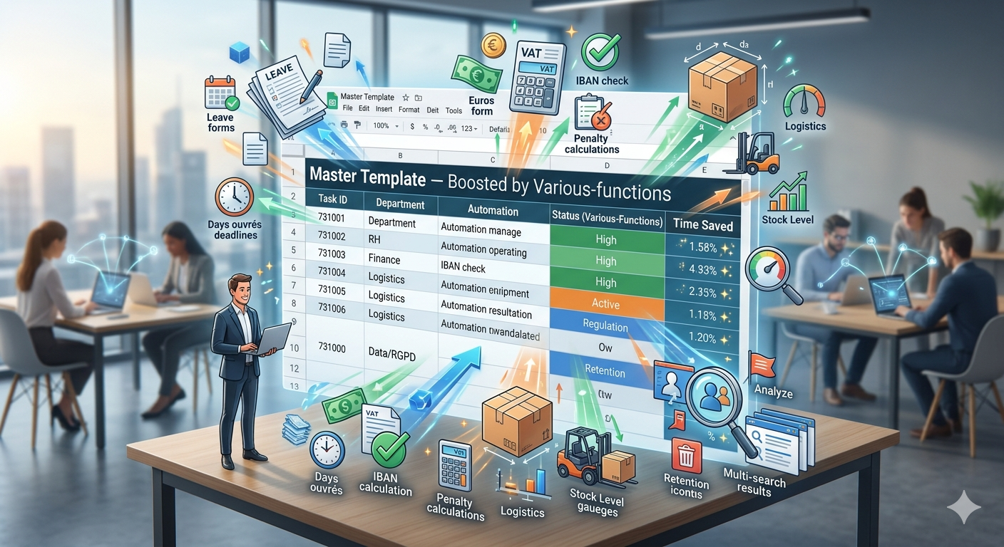 Boostez votre productivité Google Sheets avec la bibliothèque 